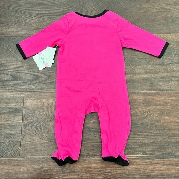 Disney Minnie Mouse One Piece footie Romper outfit baby girls size 3-6mo - Picture 5 of 5